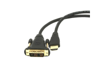 Kabel komputerowy GEMBIRD HDMI-DVI Pozłacane 3M